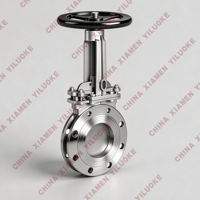 Stainless Steel Knife Gate Valve Manual Operated Stainless Steel Knife Gate Valve